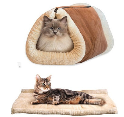 Cat Tunnelsleeping Bag Kennellitter Pets Nest Pet Supplies Pet Products